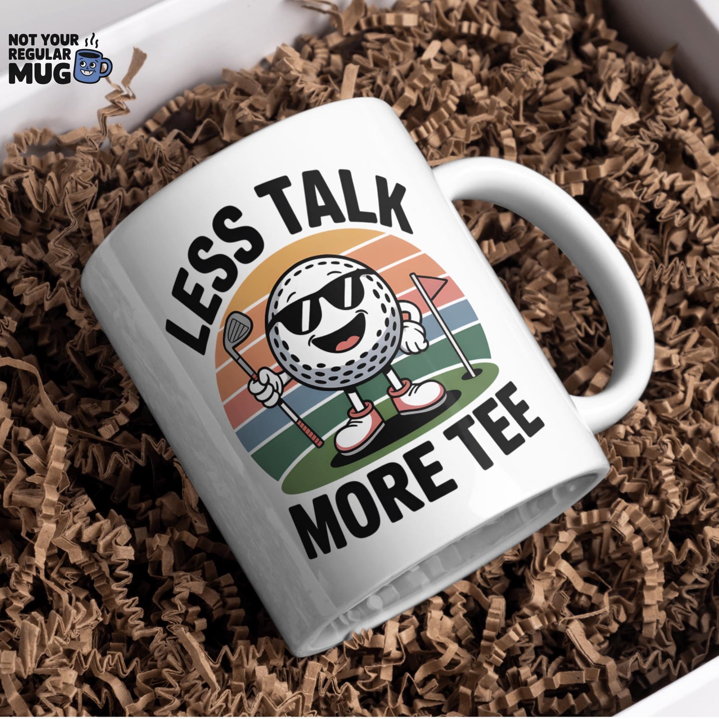 Less Talk More Tee Golf Mug