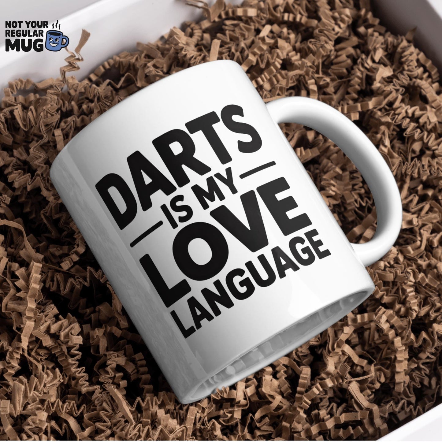 Darts Is My Love Language Mug