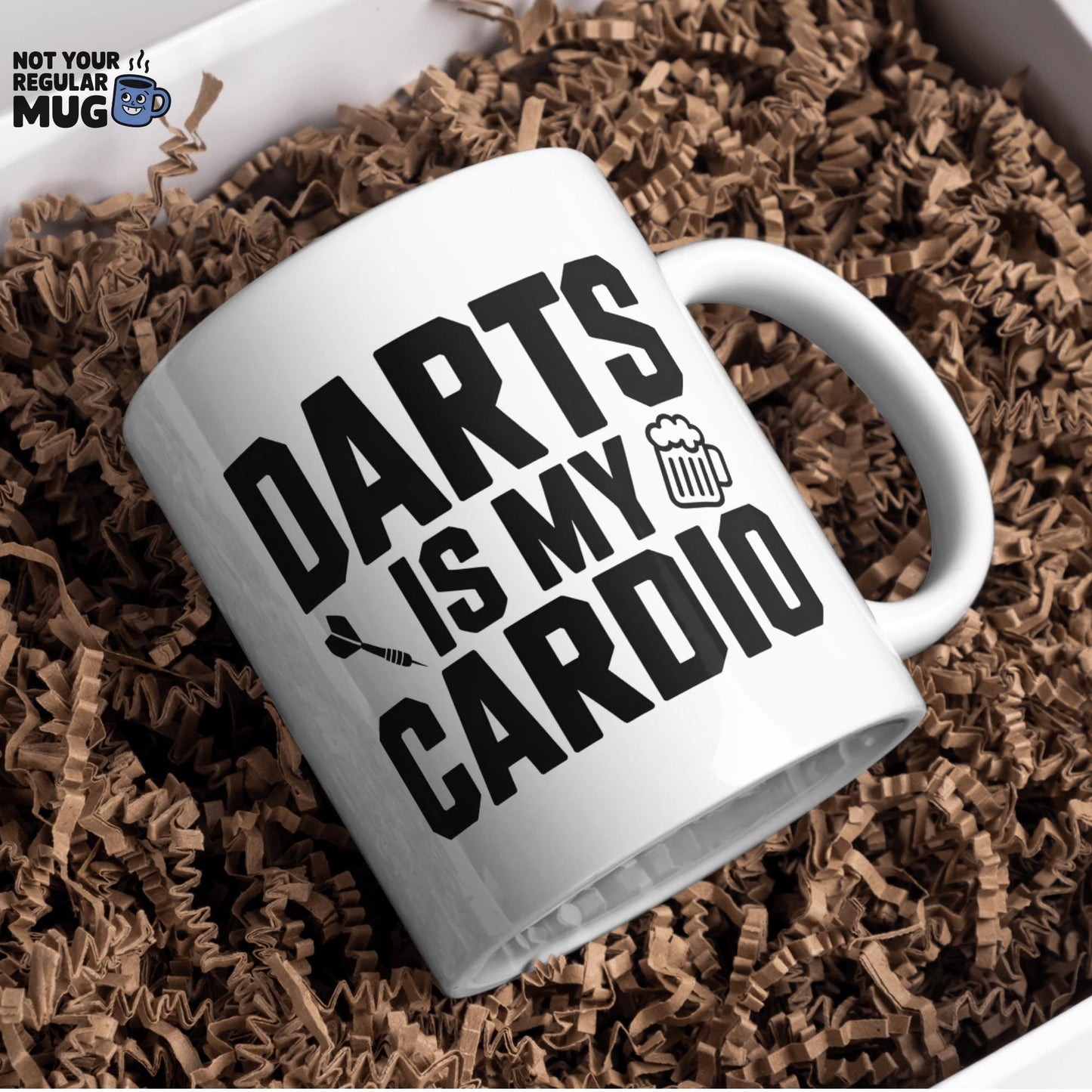 Darts Is My Cardio Mug