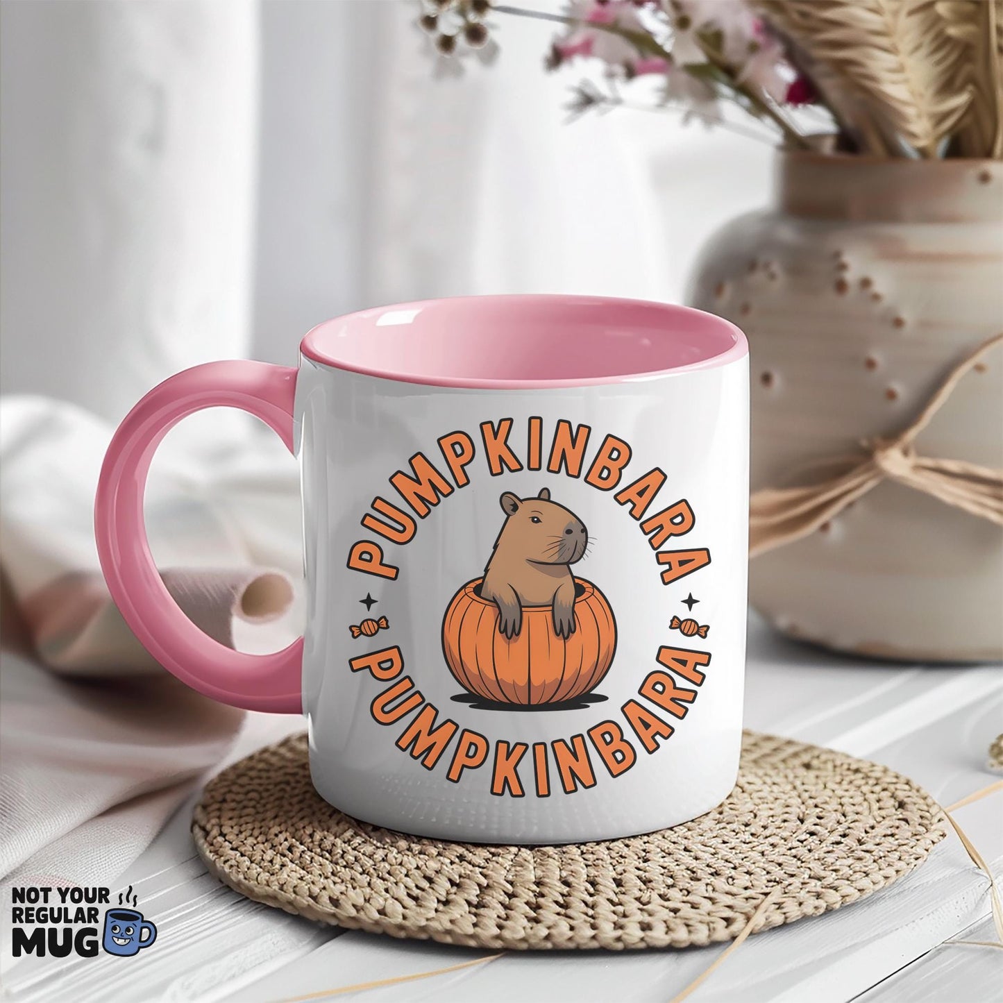 Pumpkinbara Halloween Mug