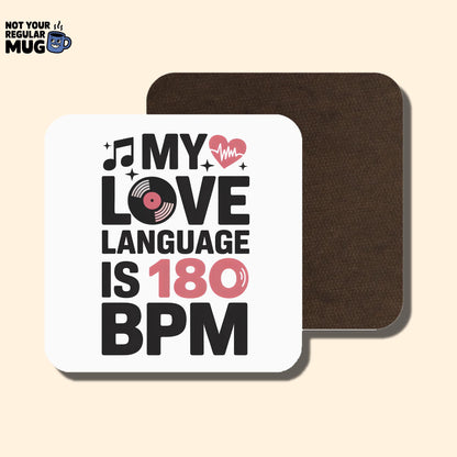 My Love Language Is 180 BPM DJ Mug
