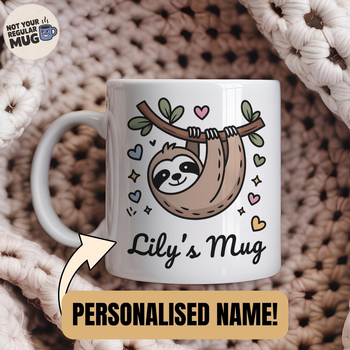 Custom Sloth Mug