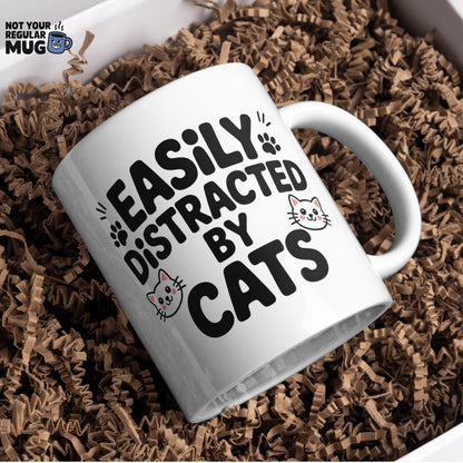 Easily Distracted by Cats Mug