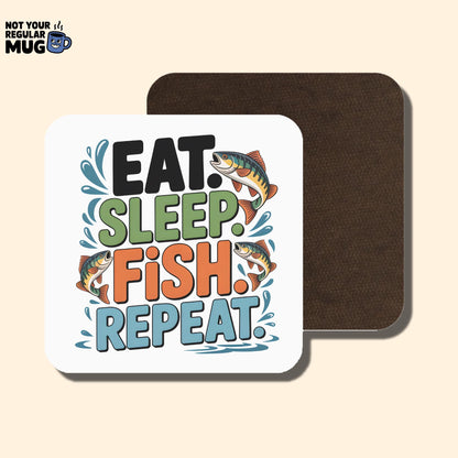 Eat Sleep Fish Repeat Fishing Mug