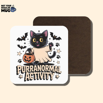 Purranormal Activity Halloween Black Cat Mug