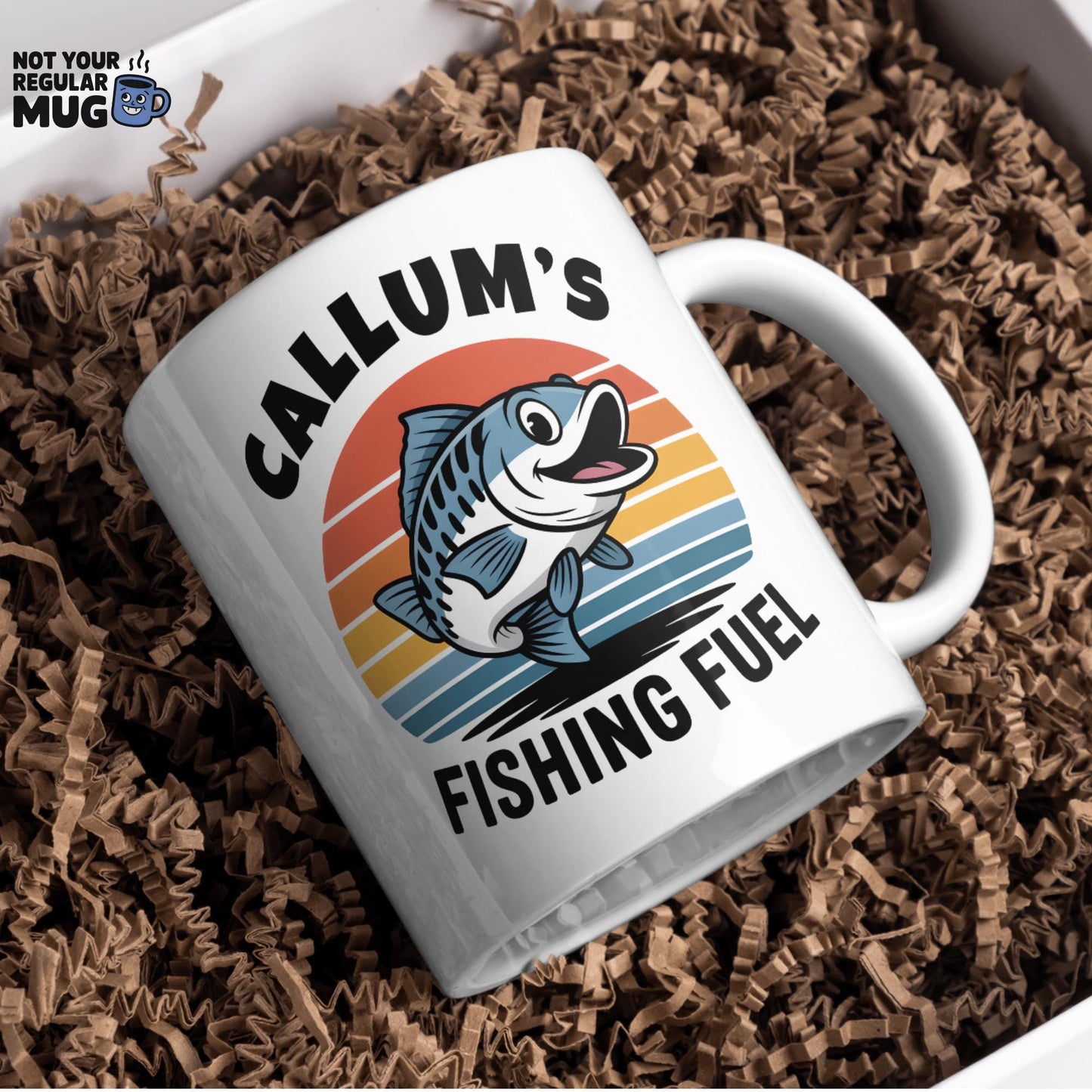 Personalised Fishing Mug - Custom Fisherman Gift
