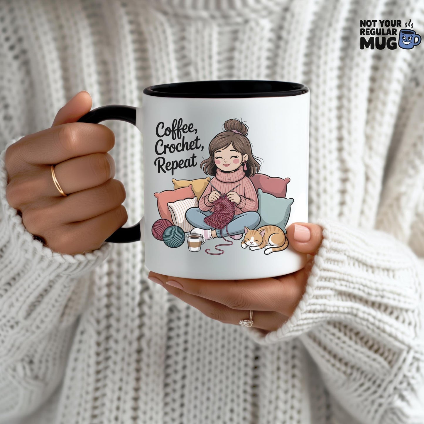 Coffee Crochet Repeat Crochet Mug