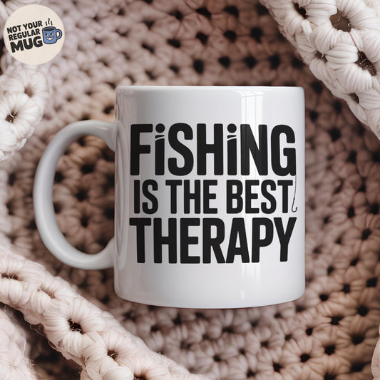 Fishing Is The Best Therapy Mug