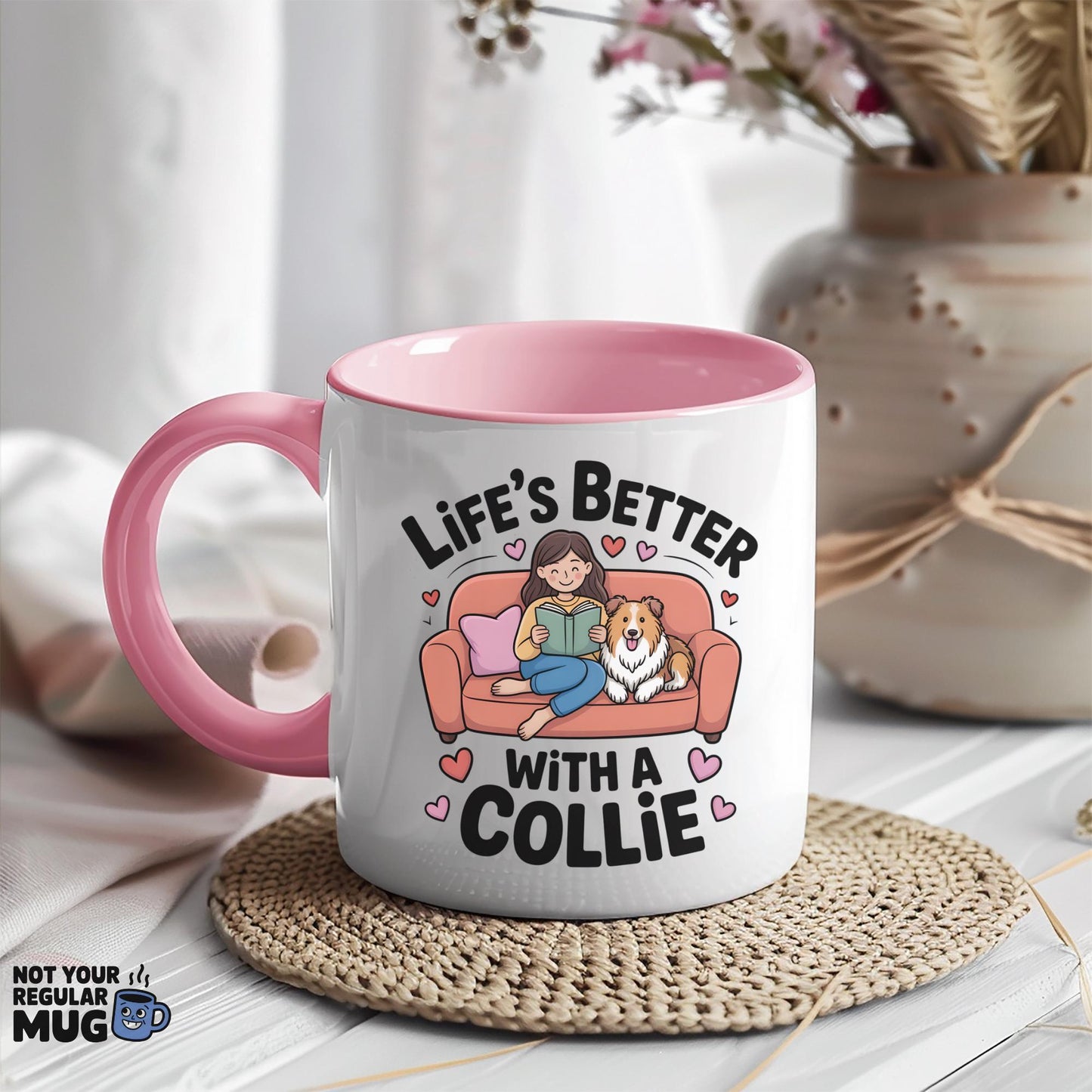 Life’s Better With a Collie Dog Mug