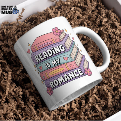 Reading Is My Romance Book Lover Mug