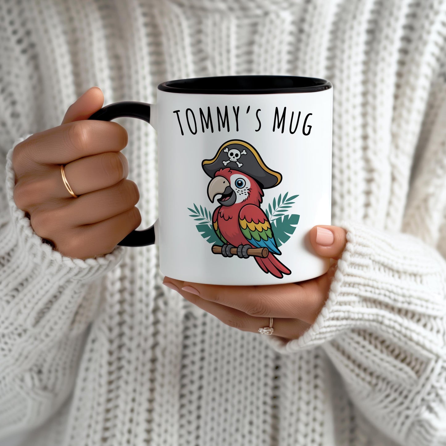 Custom Pirate Parrot Mug