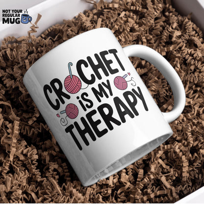 Crochet Is My Therapy Mug