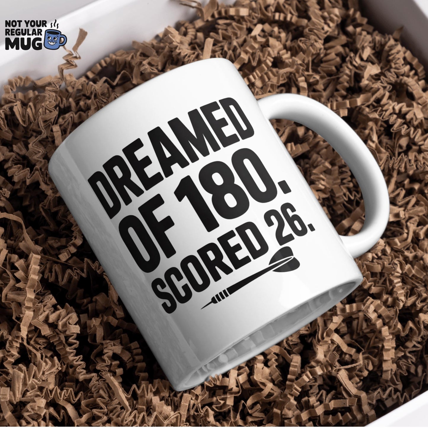 Dreamed Of 180 Scored 26 Darts Mug
