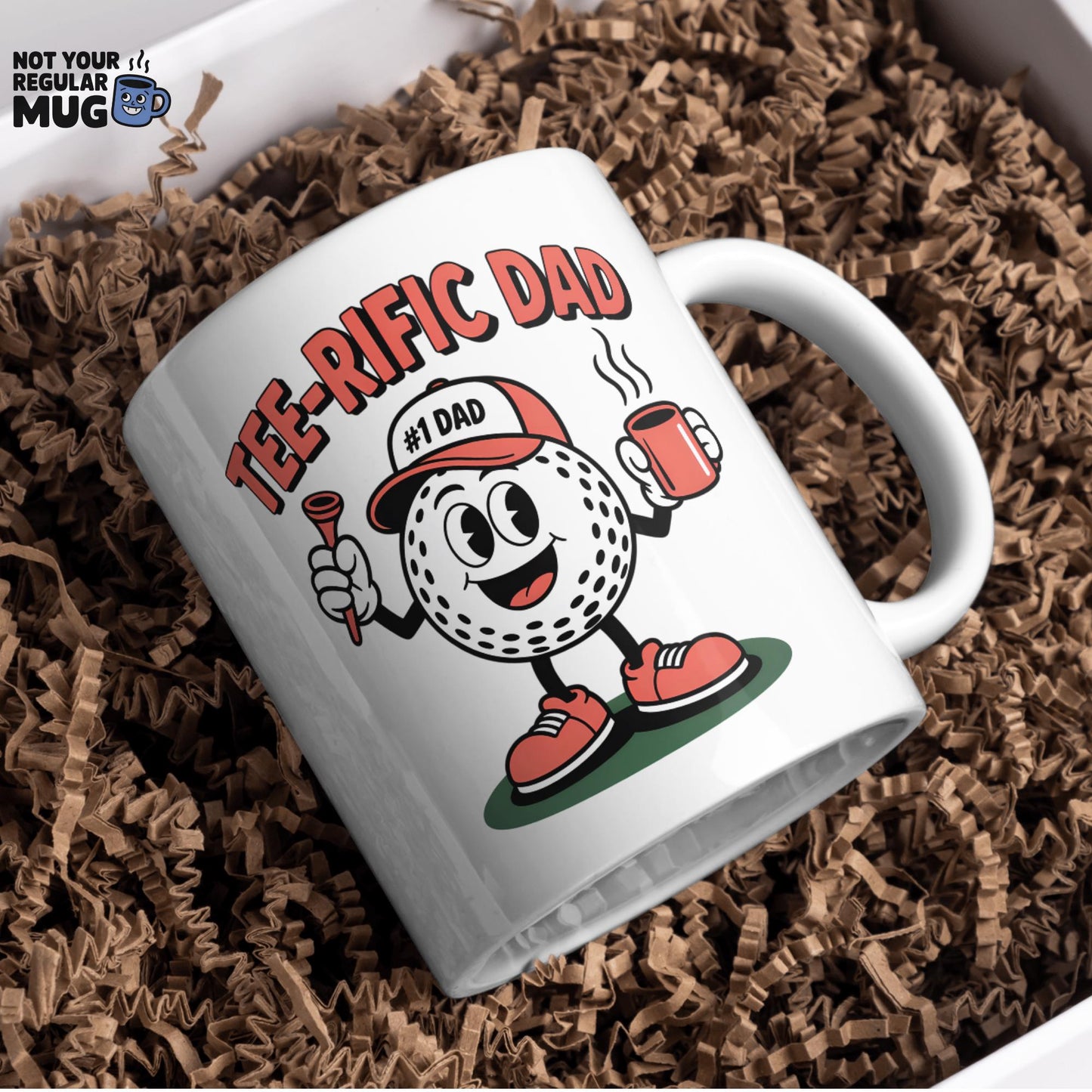 Tee-Rific Dad Golf Mug