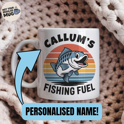 Personalised Fishing Mug - Custom Fisherman Gift