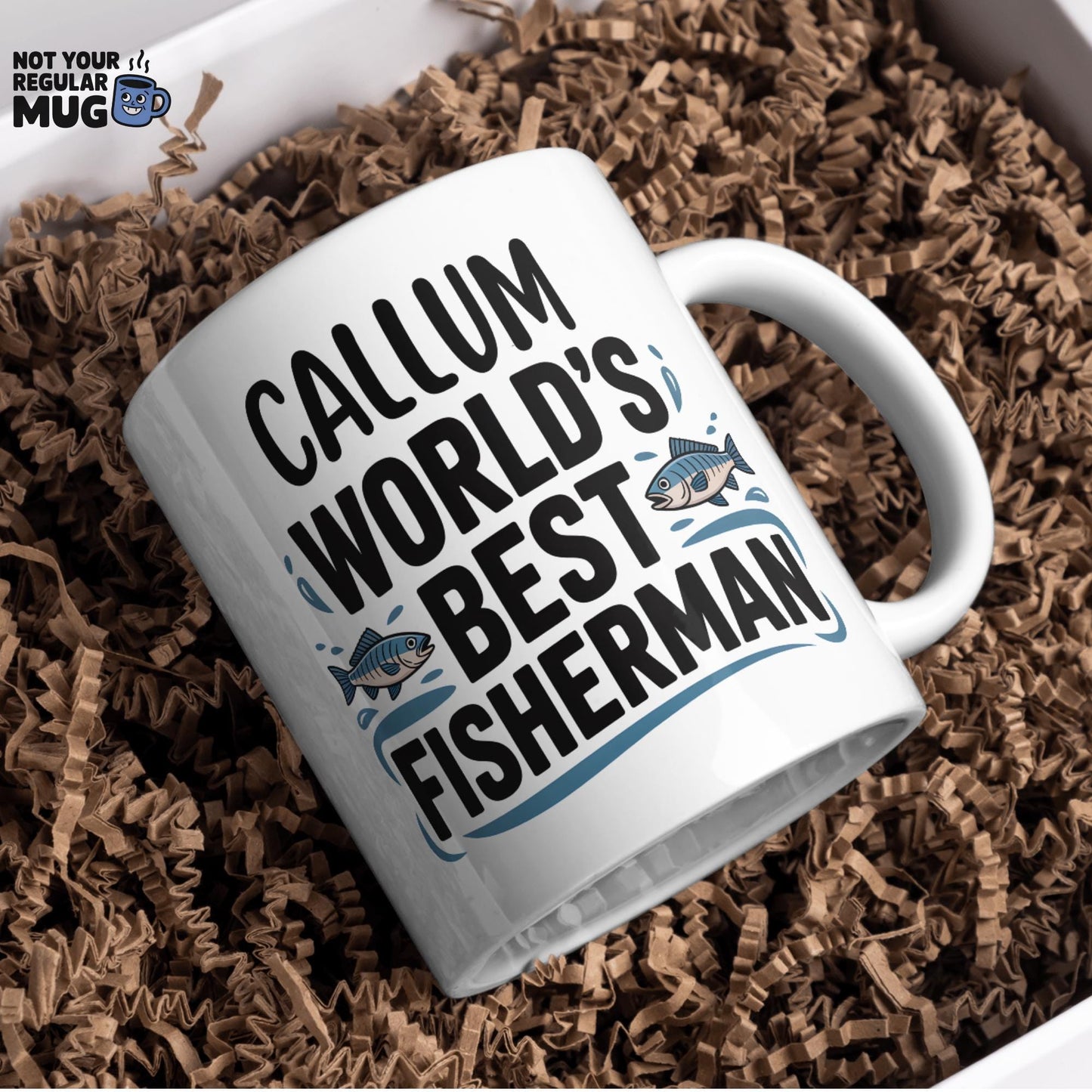 World’s Best Fisherman Personalised Fishing Mug