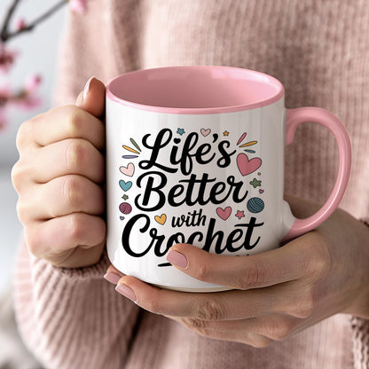 Life’s Better With Crochet Mug