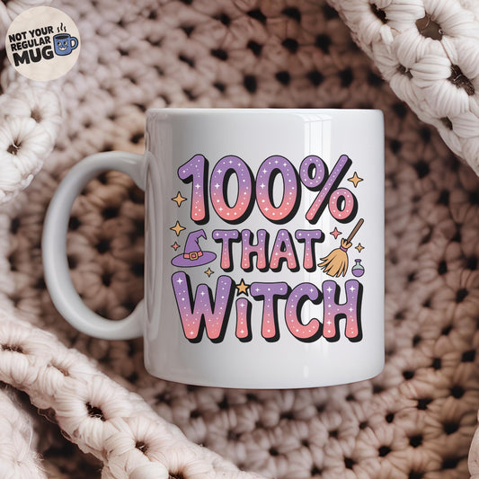 100% That Witch Halloween Mug