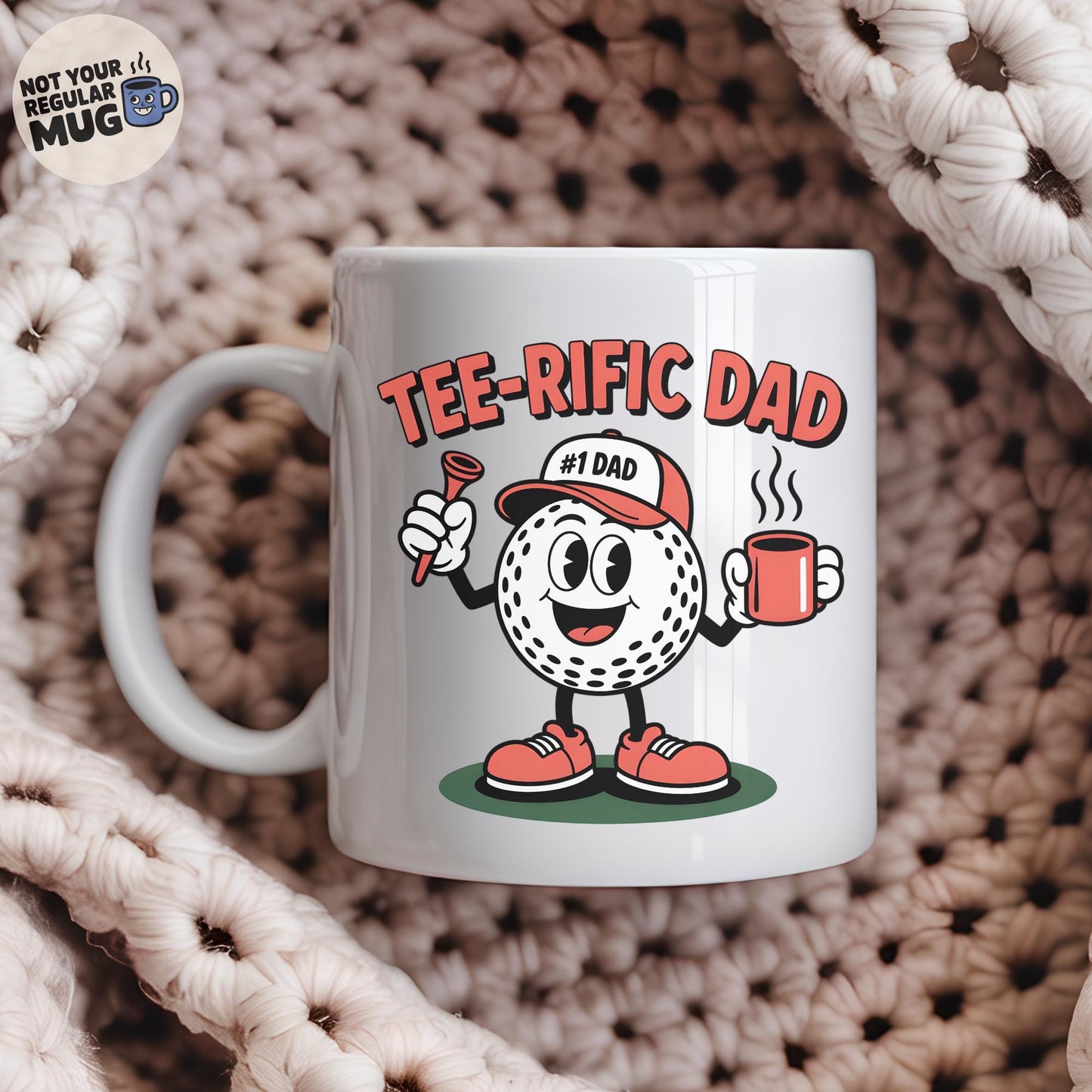 Tee-Rific Dad Golf Mug