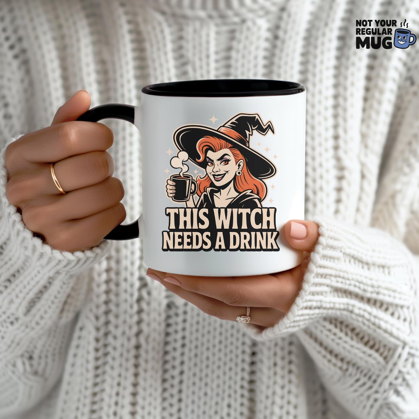 This Witch Needs a Drink Halloween Mug