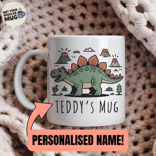Custom Stegosaurus Mug