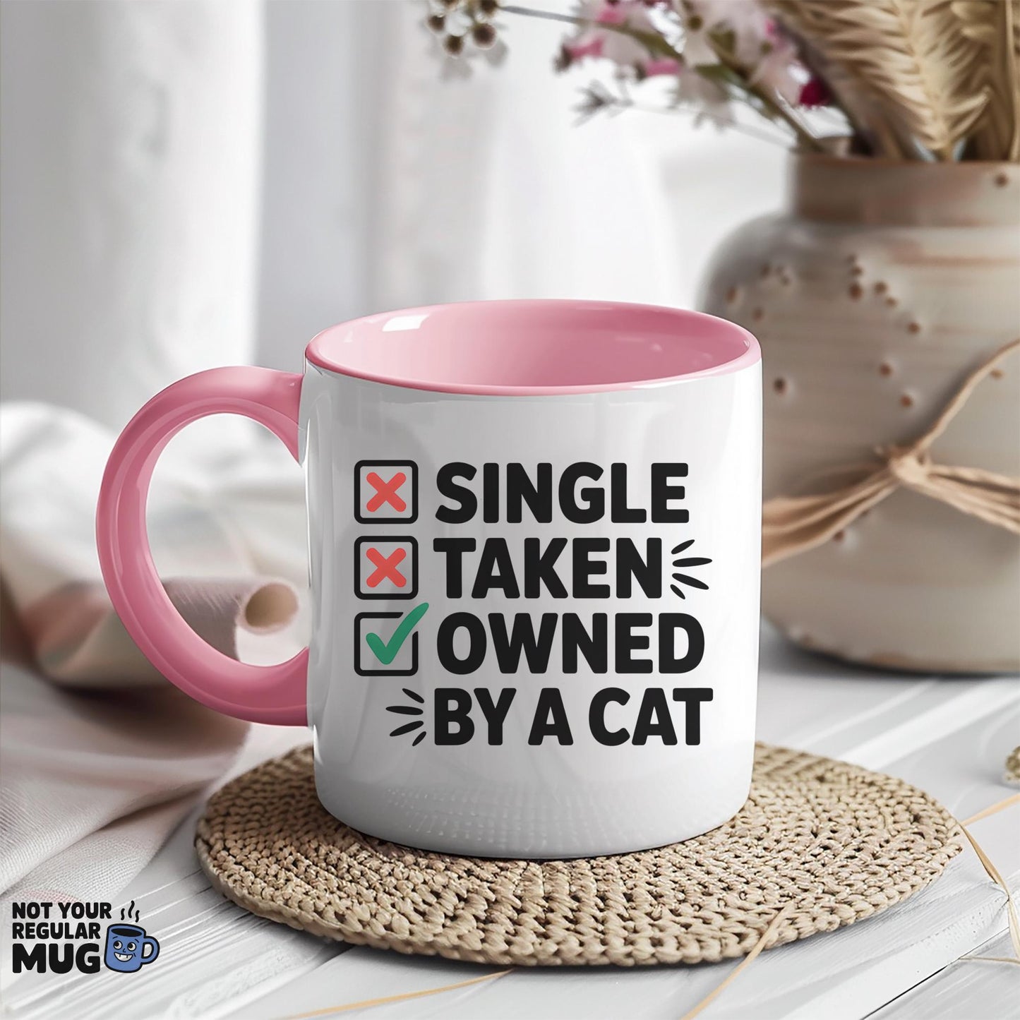 Single Taken Owned By a Cat Mug