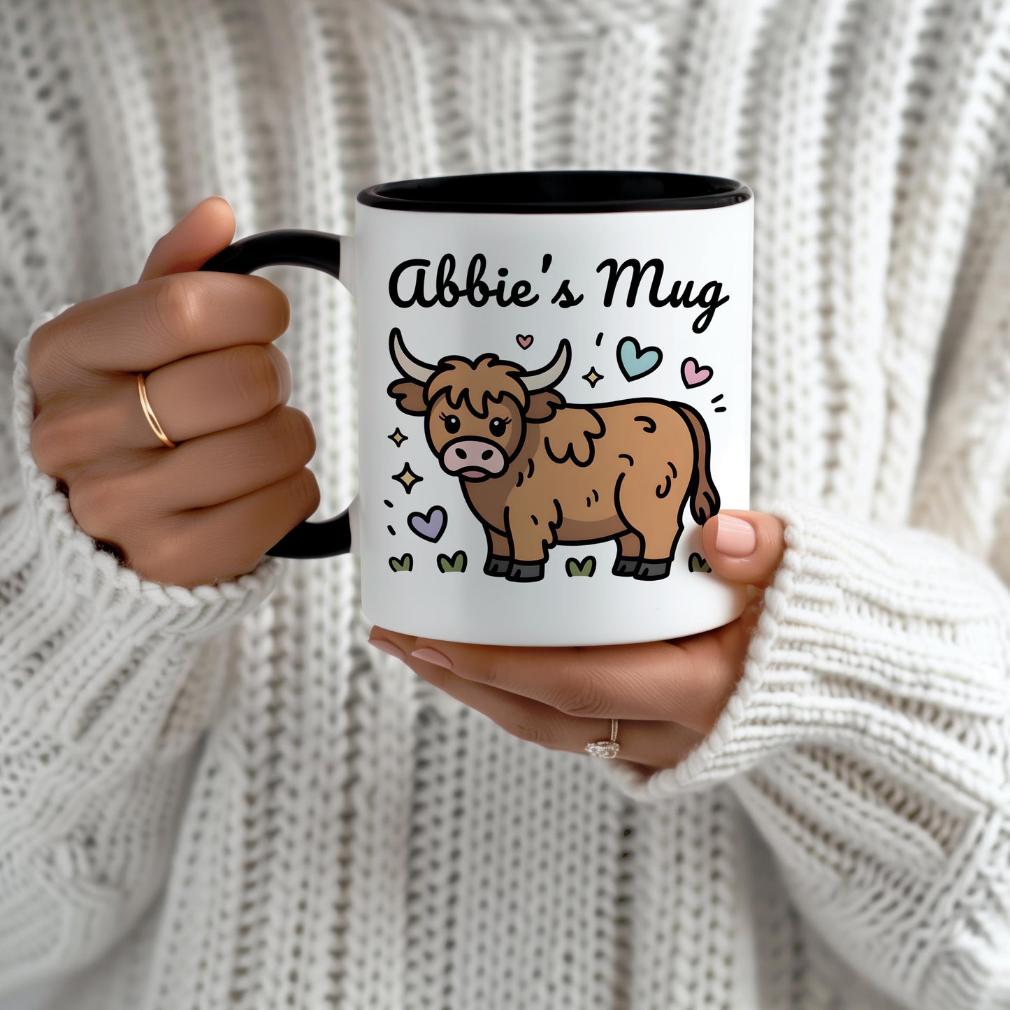 Custom Highland Cow Mug