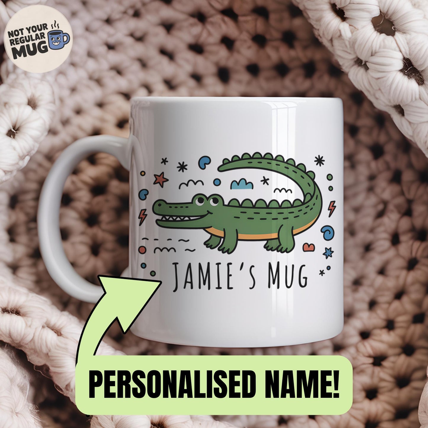 Custom Crocodile Mug