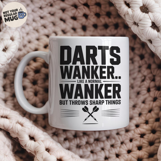 Darts Wanker Mug