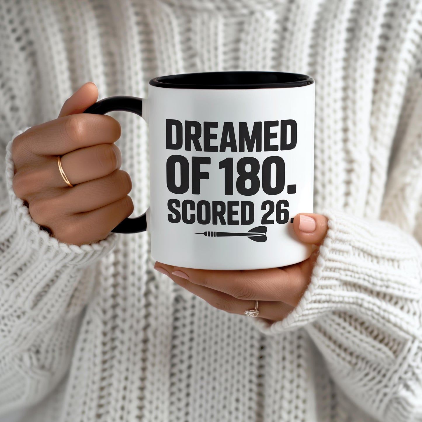 Dreamed Of 180 Scored 26 Darts Mug