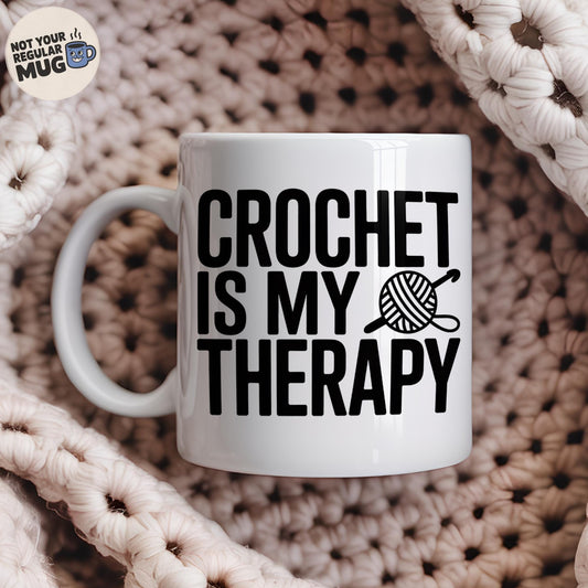 Crochet Is My Therapy Mug
