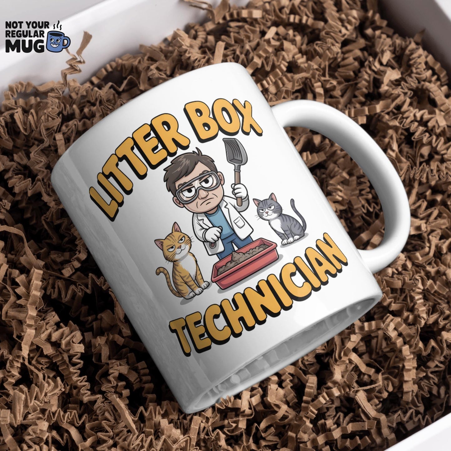 Litter Box Technician Cat Mug