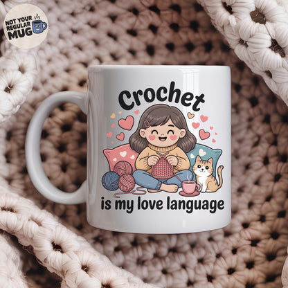 Crochet Is My Love Language Mug