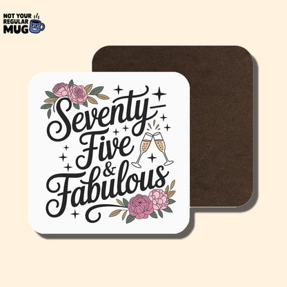 Seventy-Five and Fabulous 75th Birthday Mug