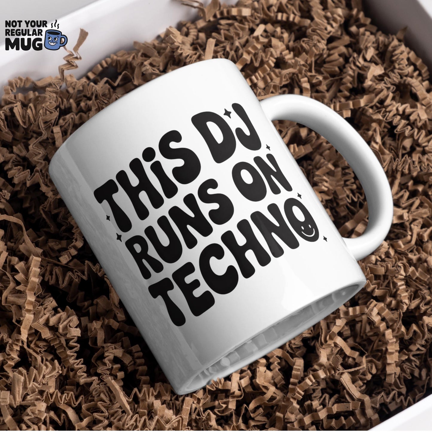 This DJ Runs On Techno Mug