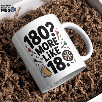 180? More Like 18 Darts Mug