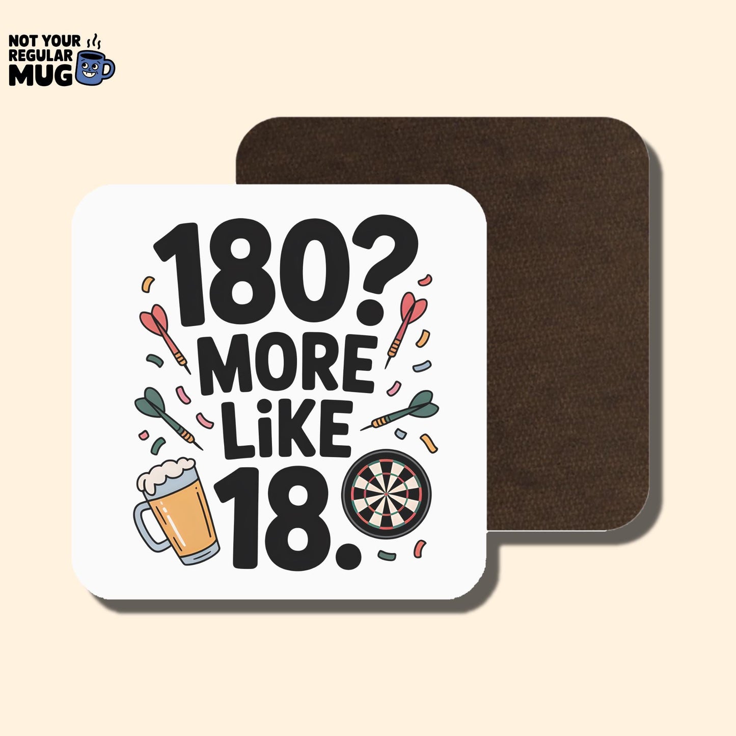 180? More Like 18 Darts Mug