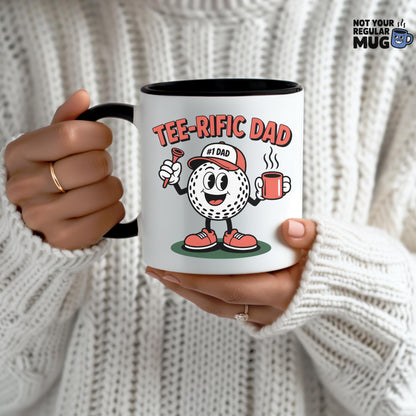 Tee-Rific Dad Golf Mug