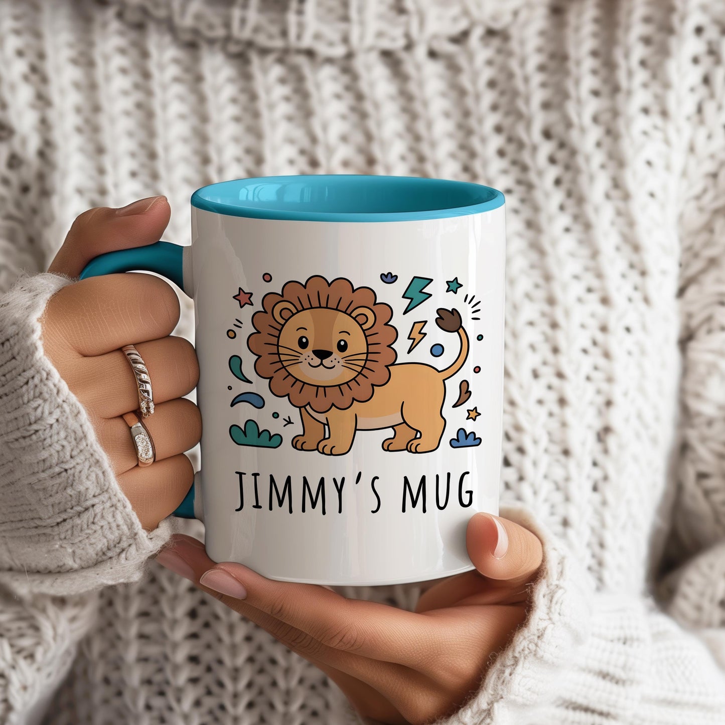 Custom Lion Mug