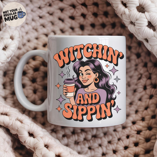 Witchin’ and Sippin' Halloween Mug