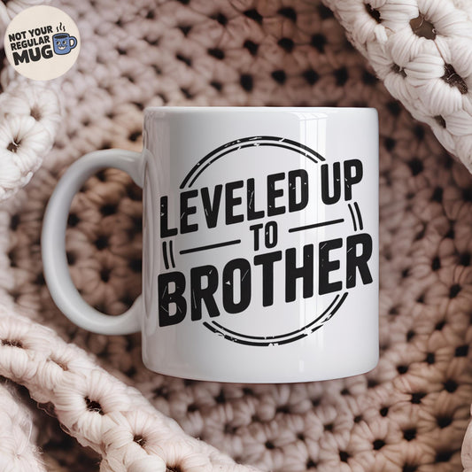 Leveled Up to Brother Mug