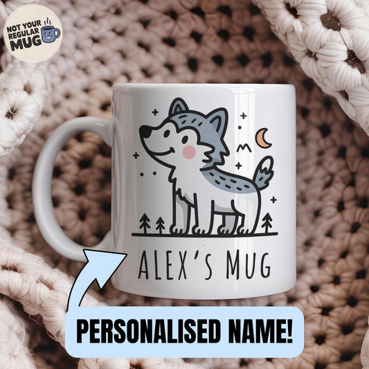 Custom Wolf Mug