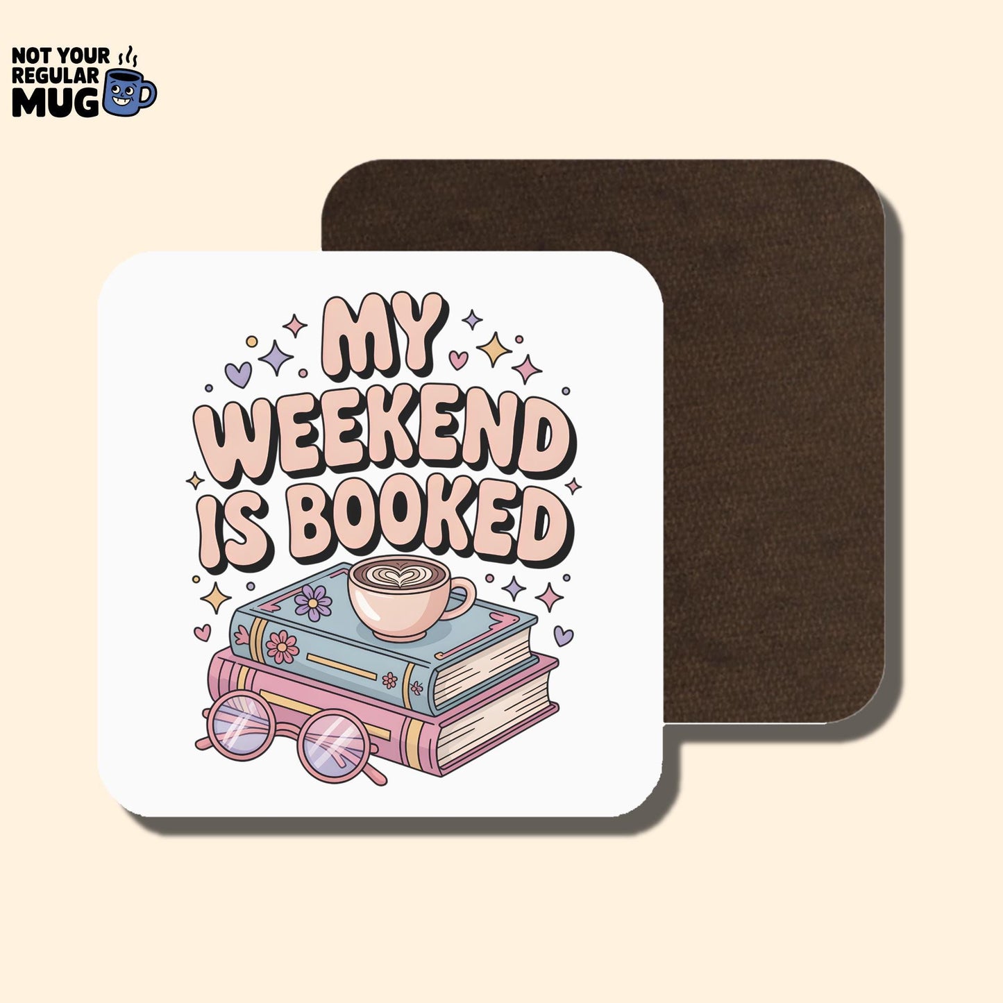 My Weekend Is Booked Book Lover Mug