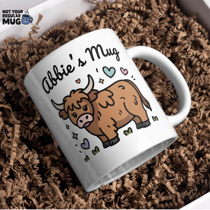 Custom Highland Cow Mug