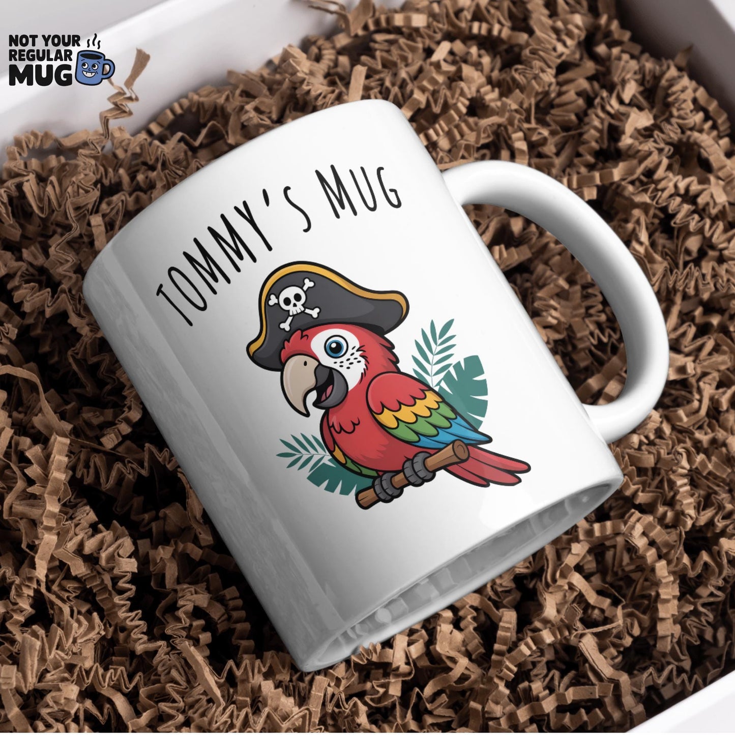 Custom Pirate Parrot Mug