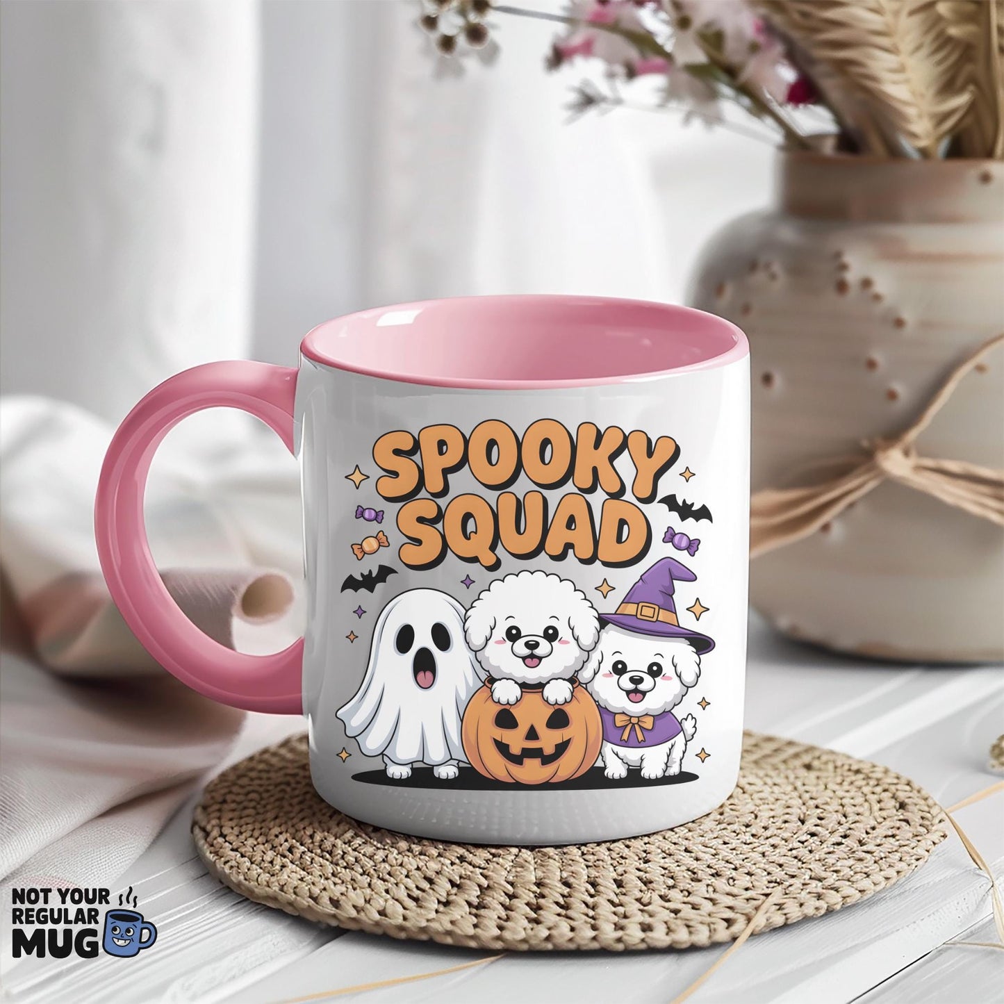 Bichon Halloween Mug - Spooky Squad Dog Mug
