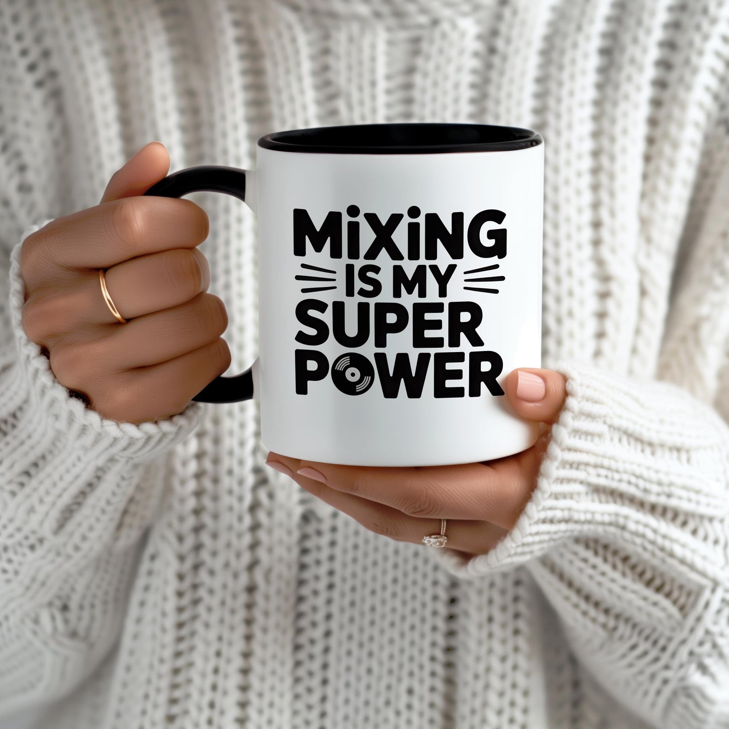 Mixing Is My Superpower DJ Mug