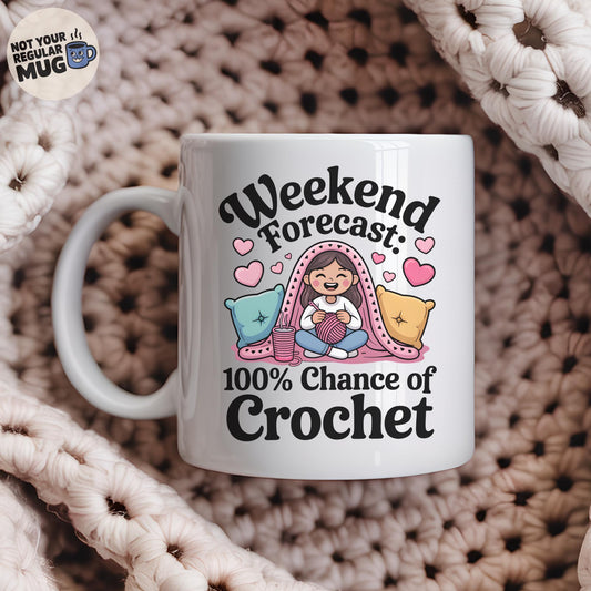 Weekend Forecast: 100% Chance of Crochet Mug