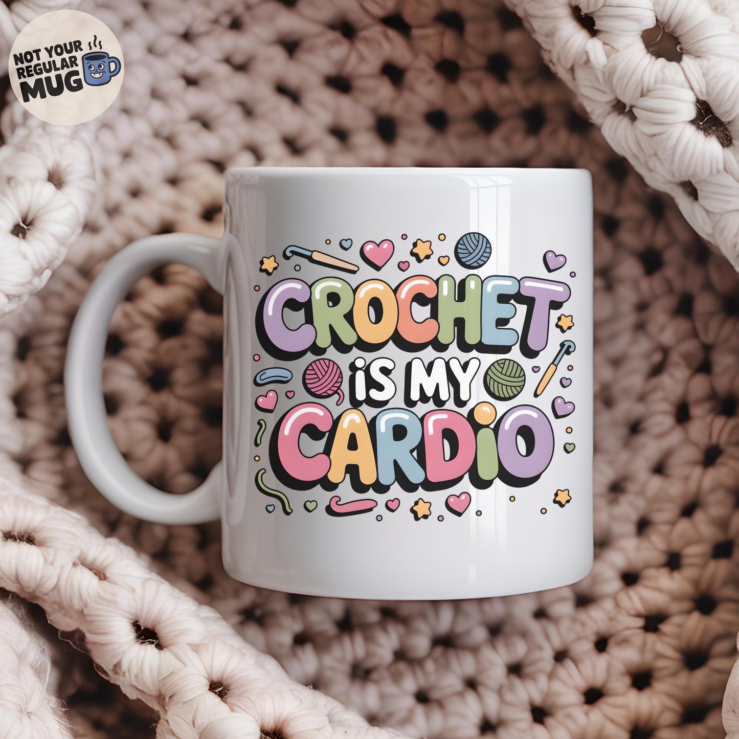 Crochet Is My Cardio Mug