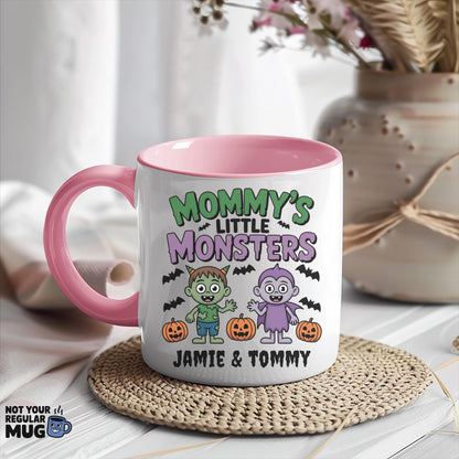 Personalised Mommy’s Little Monsters Halloween Mug